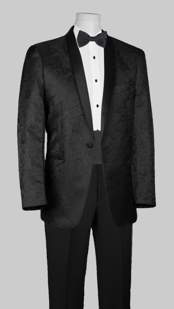 Black Paisley Tuxedo